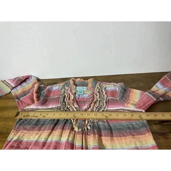 Tasha Polizzi Southwestern Ruffled Pearl Snap Western Shirt Size Small - Picture 7 of 9